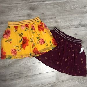 NWT Super Cute Summer Skirts 2 for $10